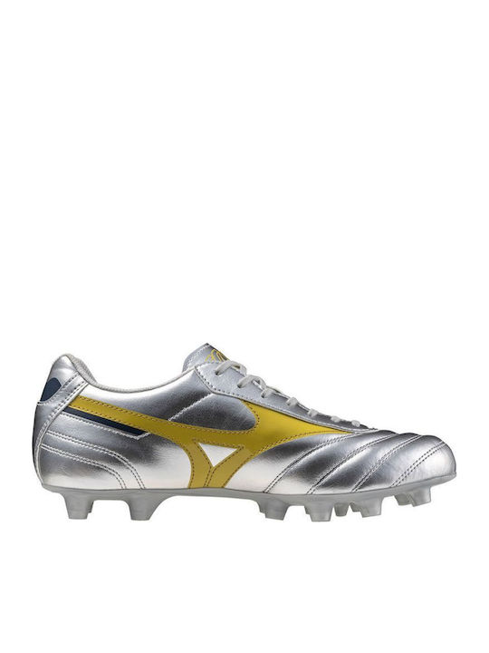 Mizuno Morelia Ii Club Fußballschuhe mit Stollen Silber