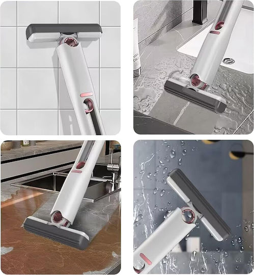 Reinigungsbürste Schwamm Da177 Auswringsystem 29cm Weiß-Grau Da177