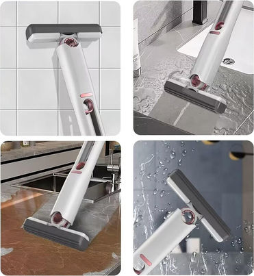 Reinigungsbürste Schwamm Da177 Auswringsystem 29cm Weiß-Grau Da177