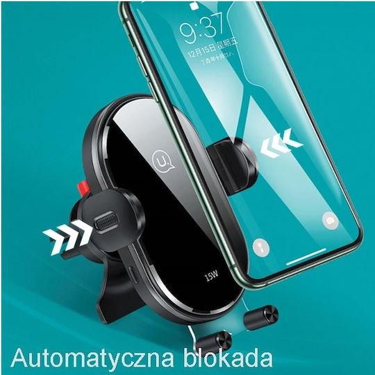 Usams Usams Car Mobile Mount 4.7" - 6.5" with Adjustable Hooks Black