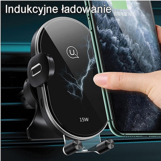 Usams Usams Car Mobile Mount 4.7" - 6.5" with Adjustable Hooks Black