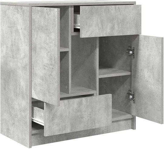 Bufet cu Sertare Gri 70.5x34x74.5cm