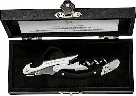 Laguiole Tradition Corkscrew Laguiole Black Ebony Sdv