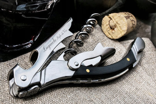 Laguiole Tradition Corkscrew Laguiole Black Ebony Sdv