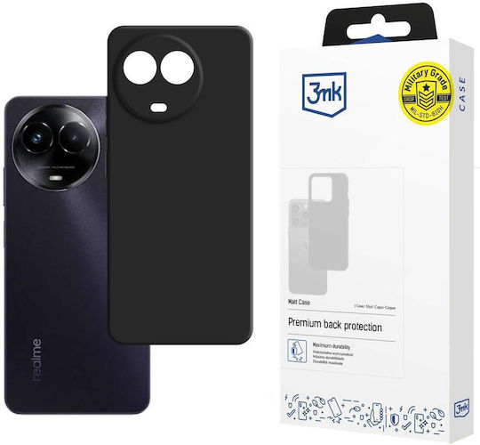3MK Matt Back Cover Silicon Negru (Realme C67)