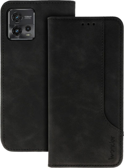 Prime Buchen Sie Synthetisches Leder Schwarz (Moto G72)