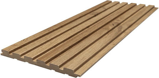 Mdf Panel 3d Πηχακια 508090 Beat St 16 119 2750mm Pecan Newplan