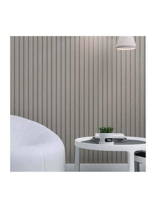 MDF Панел 3D Ламели 506090 Beat DL 16 119 2750мм Пясъчно Сиво Newplan