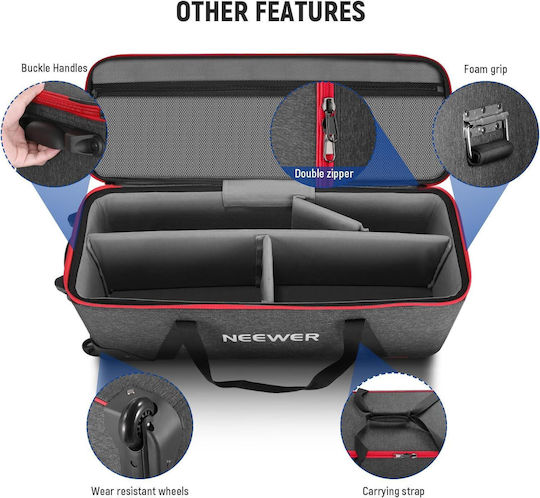 Neewer Camera Case with Wheels Size Small