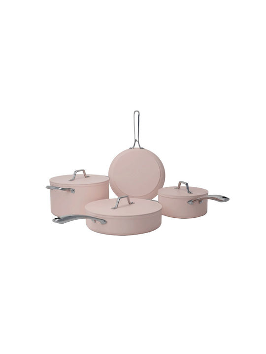 Ciarra Beyond Cookware Set De Vase De Gătit Din Aluminiu Cu Acoperire Interioară Ceramică 4 Piese