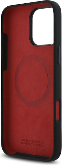 BMW Silicone Hexagon Red Line Magsafe Umschlag Rückseite Kunststoff / Silikon Schwarz (iPhone 17 Pro Max / iPhone 17 Pro / iPhone 16 Pro Max)