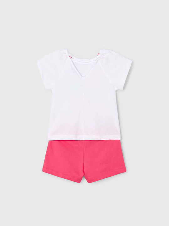 Mayoral Kids' Set with Shorts 2pcs Coral