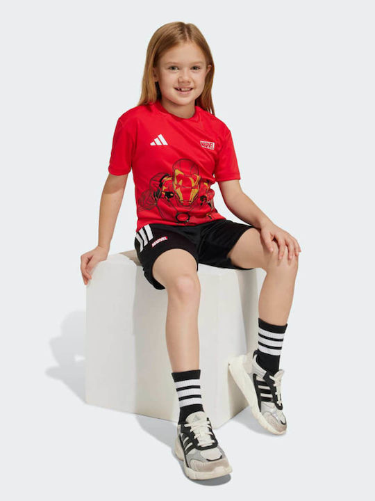 Kinder-Set mit Shorts Sommer 2Stück RED