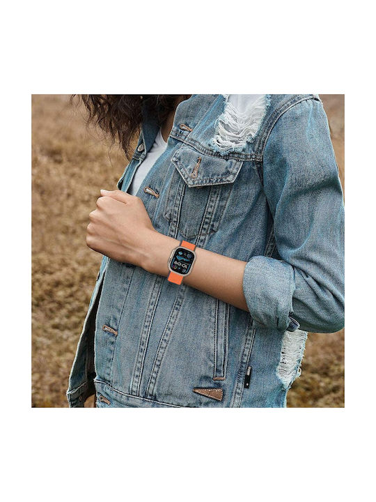 Tech-Protect Watch Strap Fabric Orange (Apple Watch 44/45/46mm/Ultra 49mm)