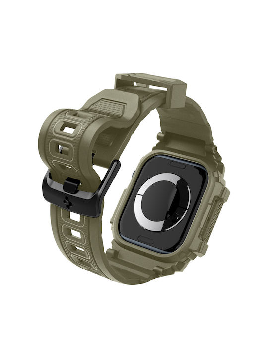 Spigen Rugged Armor ”pro” Apple Watch 10 46 Mm Vintage Khaki