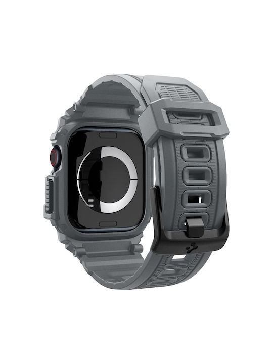 Spigen Rugged Armor Pro Λουράκι Γκρι (Apple Watch Series 10 46mm)