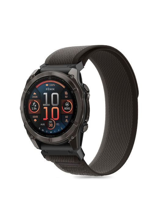 Tech-Protect Hp32 Λουράκι Υφασμάτινο Μαύρο (Garmin Fenix 5X, 5X Plus, 6X, 6X Pro, 7X, 8 (51 mm))