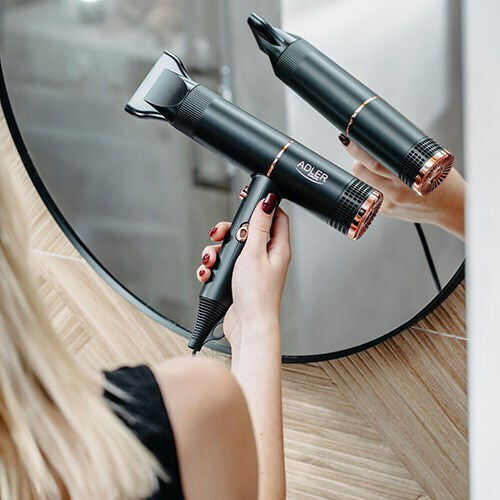 Adler Ionic Travel Hair Dryer with Diffuser 1400W AD 2278