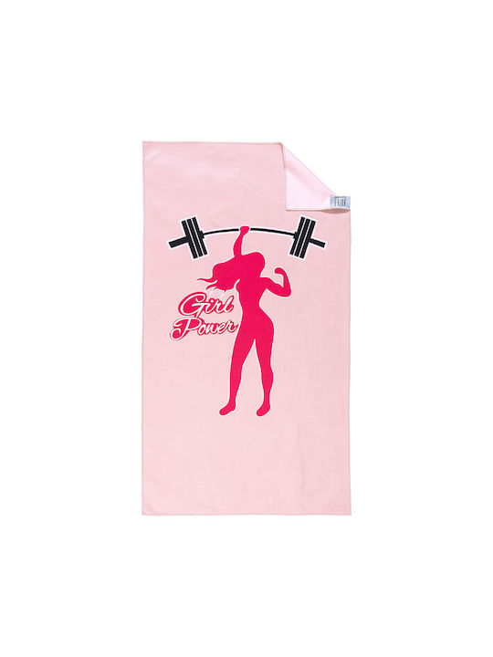 Gym Towel Art 2240 50x90 Pink Beauty Home