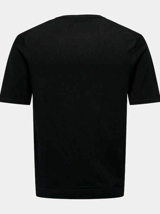 Bluză cu mânecă scurtă Black