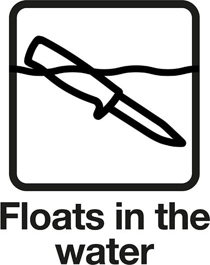 Fiskars K40 Нож Черен в Калъф