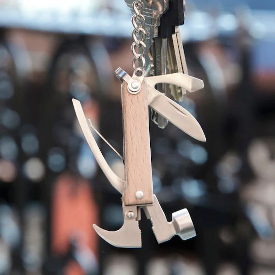 Kikkerland Mini Hammer Multitool Schlüsselanhänger