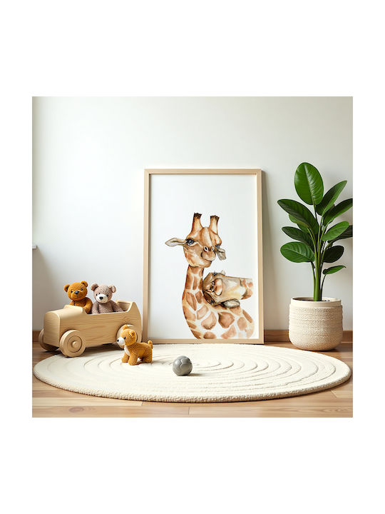 Παιδικό Κάδρο Giraffes 21x30εκ.