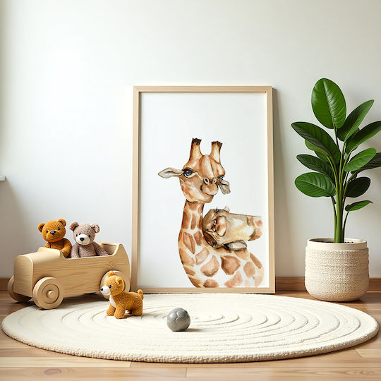 Παιδικό Κάδρο Giraffes 21x30εκ.