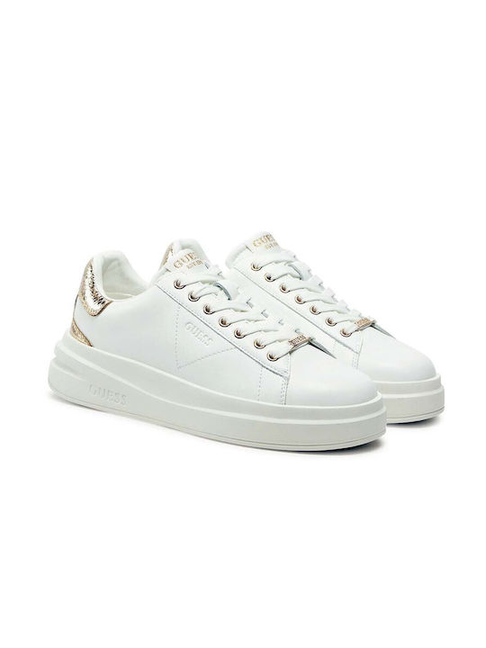 Guess Elbina Sneakers White Gold