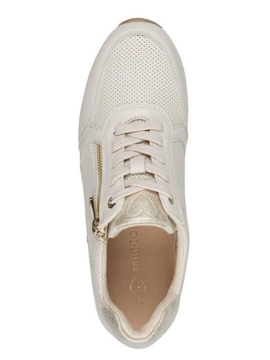 Γυναικεία Ανατομικά Sneakers Κρεμ