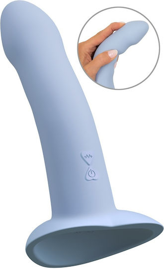 You2Toys Heart Guy Classic Vibrator 17cm Blue