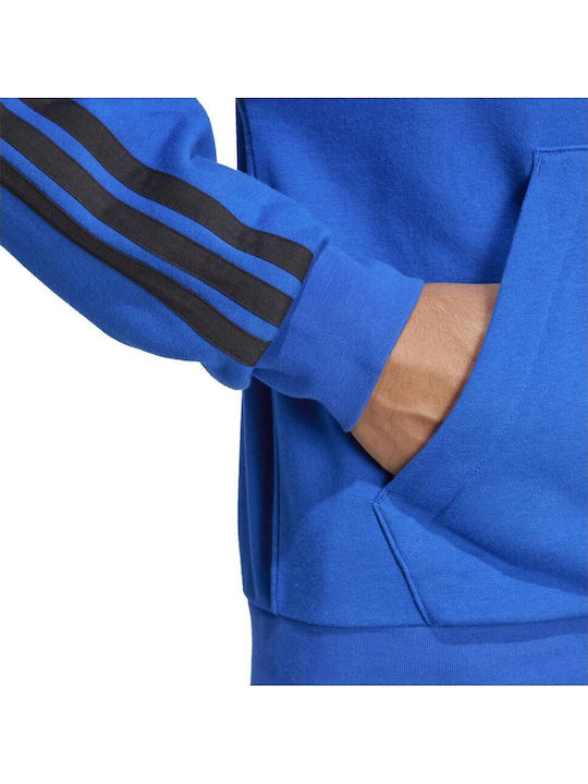 3-stripes French Terry Sweatshirt Blau