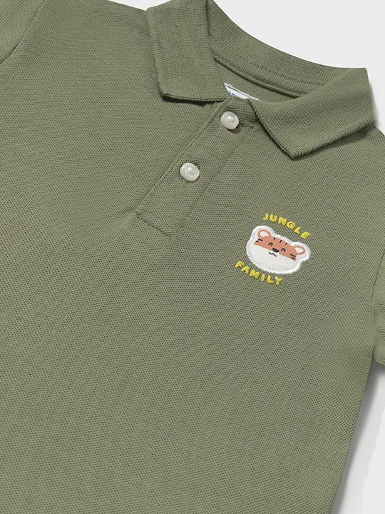 Kinderpolo Kurzarm Grün