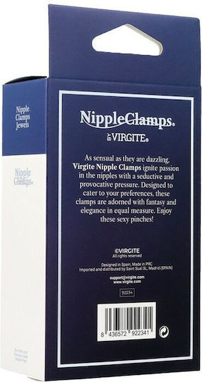 Virgite Cleme pentru Sfârcuri în Culoare Argintiu