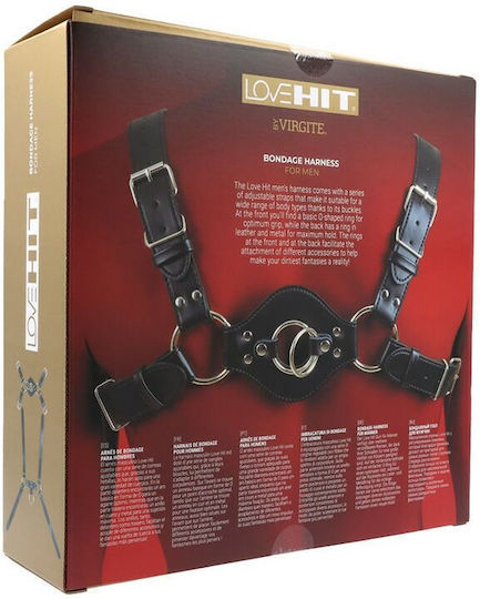 Virgite BDSM Accessory Black/Red