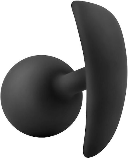 Blush Anal Adventures Platinum Silicone Vibra Plug Πρωκτική Σφήνα Black
