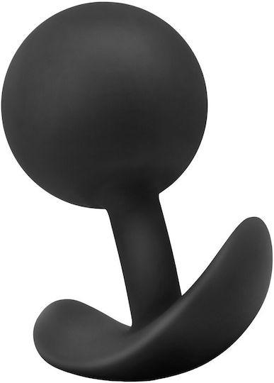 Blush Anal Adventures Platinum Silicone Vibra Plug Πρωκτική Σφήνα Black