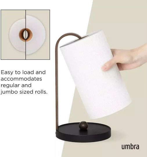 Umbra Suport pentru prosoape de hârtie Metalică Albă 17.4x17x31cm 1022358-048 Umbra Suport pentru prosoape de hârtie Metalică Albă 17.4x17x31cm 1022358-048