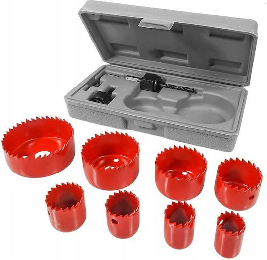 Verke Hole Saw Kit HSS for Wood, Metal, Tile and Plastic