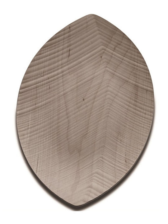 LegnoArt Platou Decorativ Oval Lemn Maro 1buc 44.5x25buc