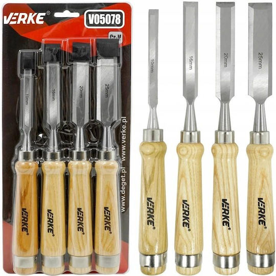Verke with Wooden Handle 4pcs