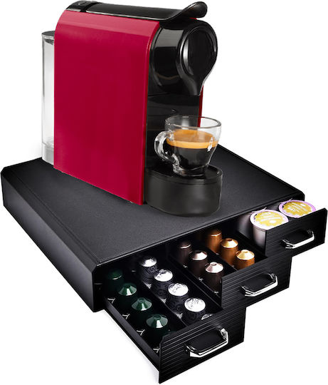 Bakaji Professional Coffee Capsule Holder 3 Drawer Station Organizer Café Bar 02841571