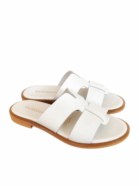 Sandale Casual Damă din Piele Albă