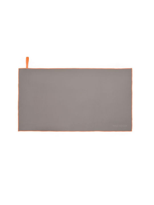 Meteor Microfiber Gray Gym Towel
