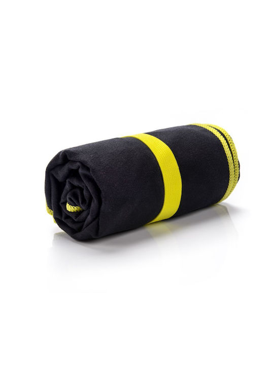 Meteor Microfiber Black Gym Towel 42x55cm