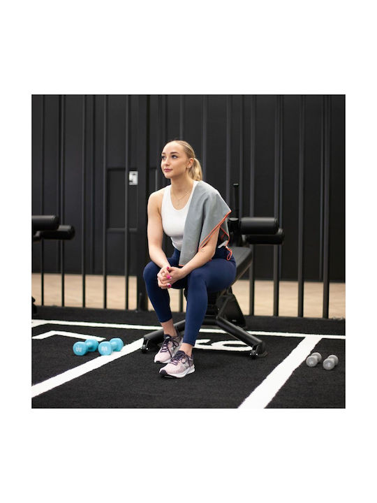Meteor Microfiber Gray Gym Towel