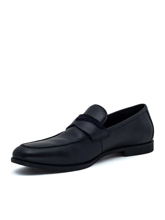 Men's Leather Moccasins Black