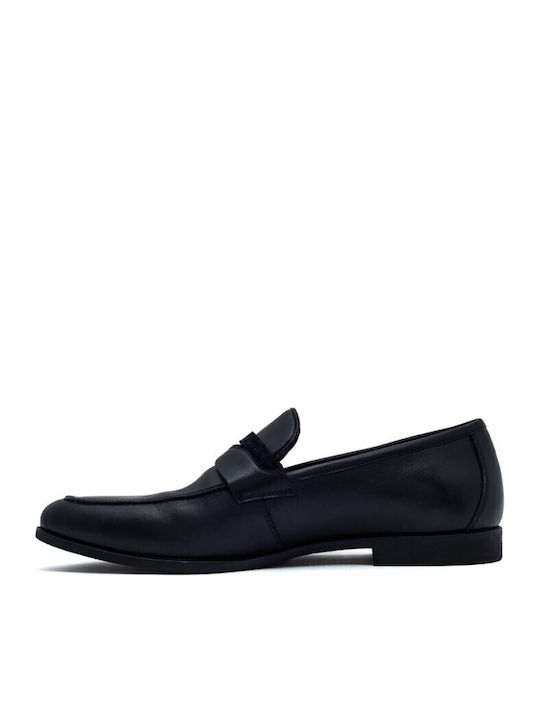 Men's Leather Moccasins Black