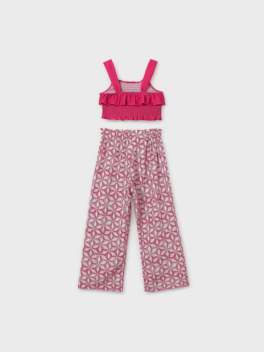 Mayoral Kids Set with Pants Summer 2pcs Pink