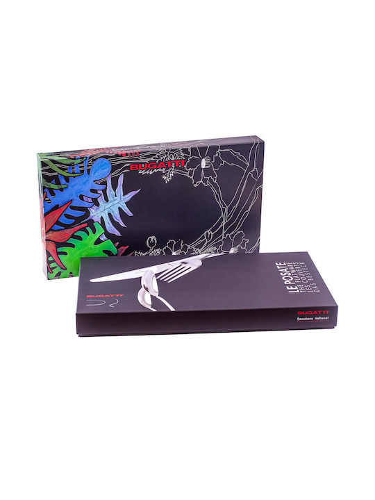 Casa Bugatti Aladdin Set de Tacâmuri Inoxidabil Roz 24buc